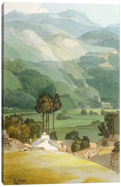 Ambleside, 1786  Canvas Art Print - Valley Art