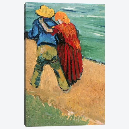 A Pair of Lovers, Arles, 1888  Canvas Print #BMN2755} by Vincent van Gogh Canvas Print