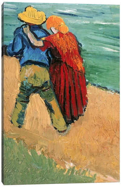 A Pair of Lovers, Arles, 1888  Canvas Art Print