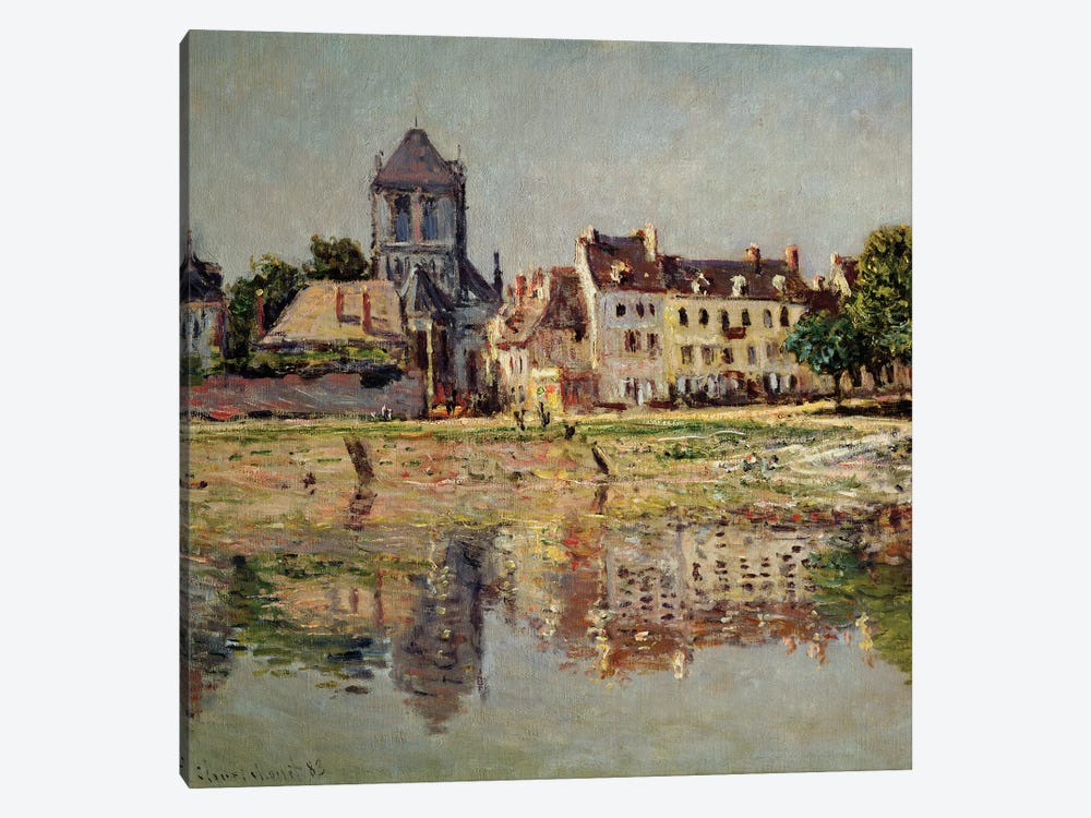 By the River at Vernon, 1883  by Claude Monet 1-piece Canvas Wall Art
