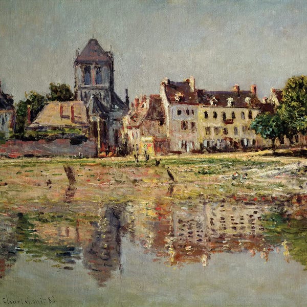 Claude Monet: By the River at Vernon, 1883  by Claude Monet