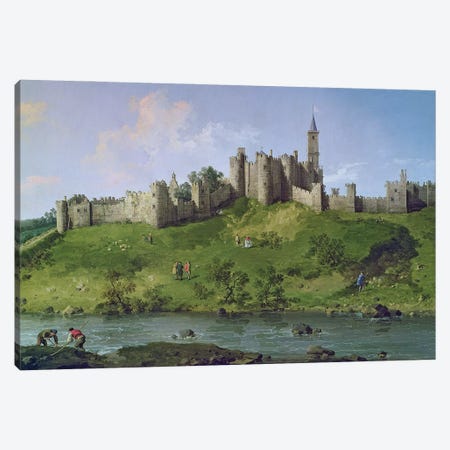 Alnwick Castle Canvas Print #BMN275} by Canaletto Canvas Artwork