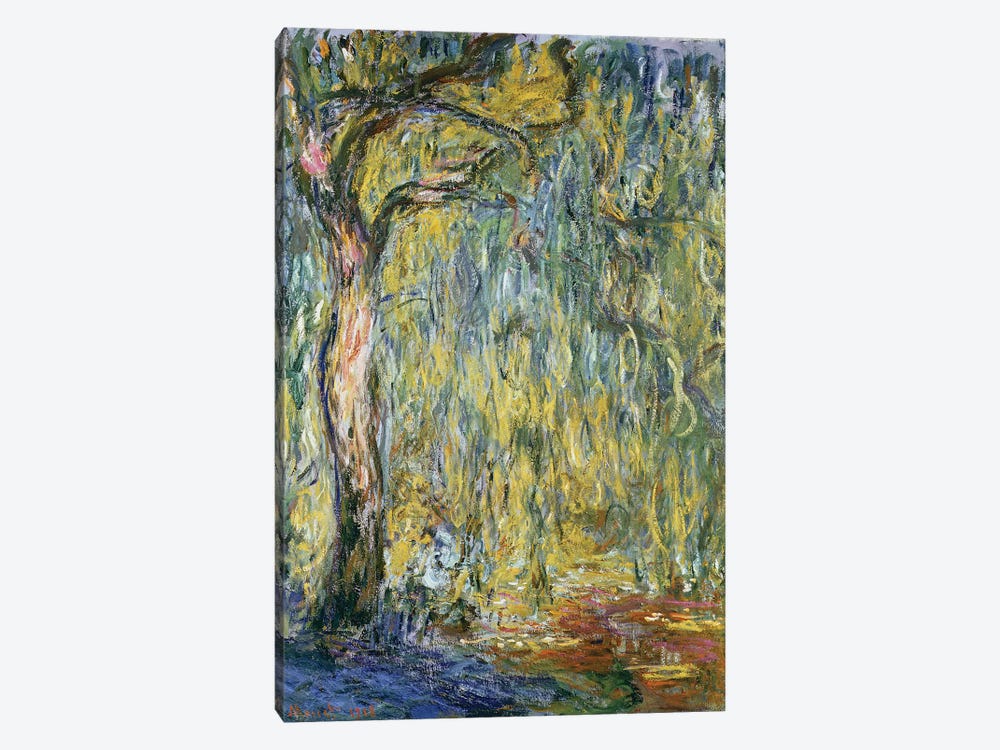 The Large Willow at Giverny, 1918  by Claude Monet 1-piece Canvas Wall Art