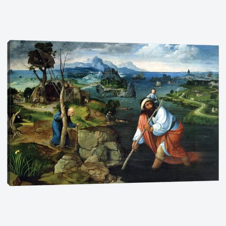 St. Christopher  Canvas Print #BMN2769} by Joachim Patinir Canvas Print