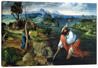 St. Christopher  Canvas Art Print