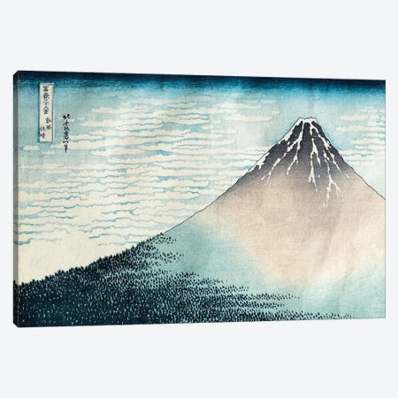Fine Wind, Clear Morning (Red Fuji) c.1830-32 (Musee Guimet) Canvas Print #BMN2770} by Katsushika Hokusai Canvas Wall Art