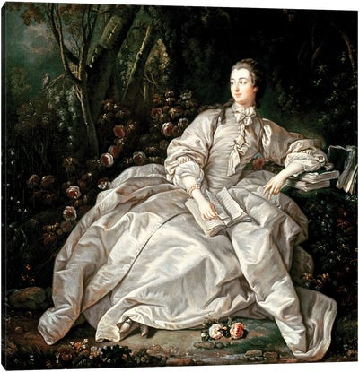Madame de Pompadour  Canvas Art Print