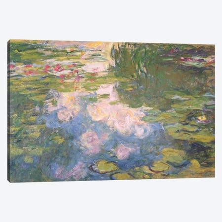 Nympheas, c.1919-22  Canvas Print #BMN2798} by Claude Monet Canvas Wall Art