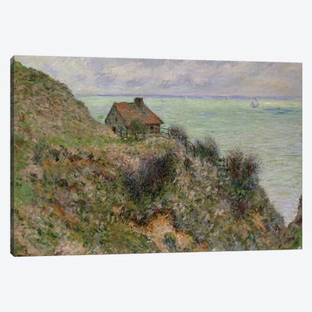 The Customs Officers' Hut at Pourville, 1882  Canvas Print #BMN2801} by Claude Monet Canvas Artwork