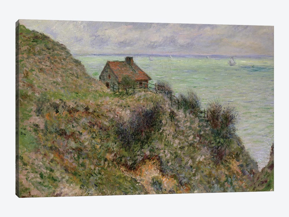 The Customs Officers' Hut at Pourville, 1882  by Claude Monet 1-piece Canvas Print
