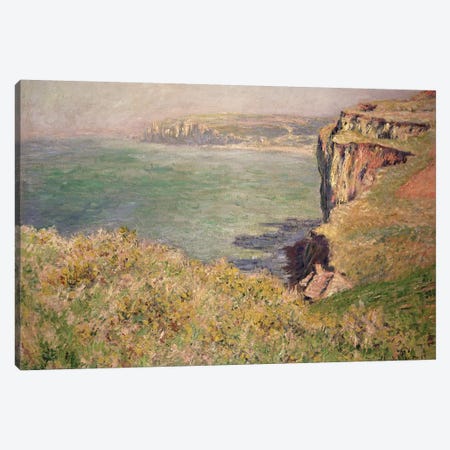 Cliff at Varengeville, 1882  Canvas Print #BMN2802} by Claude Monet Canvas Wall Art