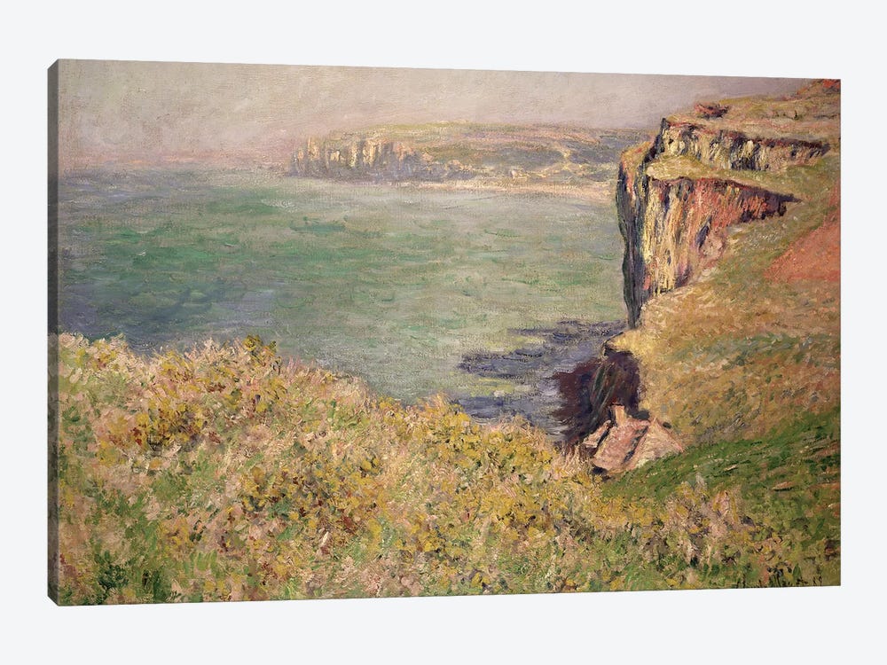 Cliff at Varengeville, 1882  by Claude Monet 1-piece Canvas Artwork