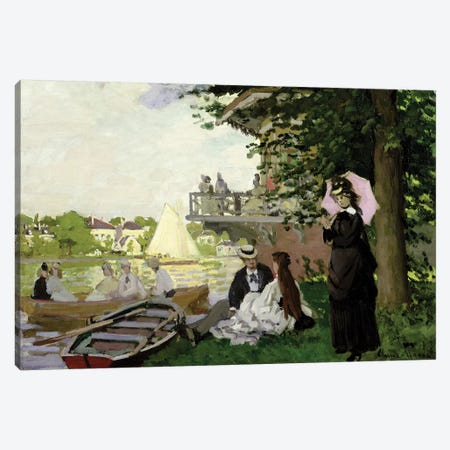 Garden House on the Zaan, Zaandam, 1871  Canvas Print #BMN2805} by Claude Monet Canvas Art Print