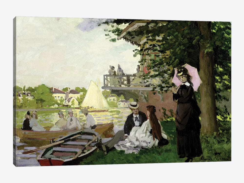Garden House on the Zaan, Zaandam, 1871  by Claude Monet 1-piece Canvas Print