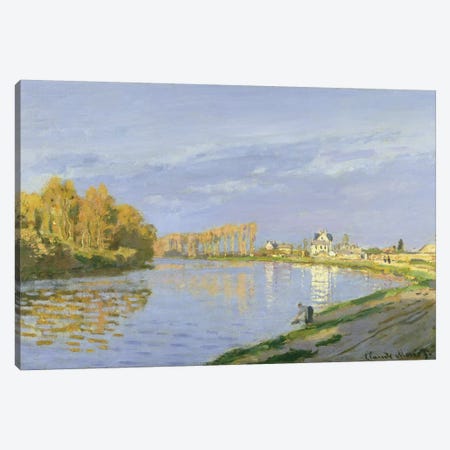 The Seine at Bougival, 1872  Canvas Print #BMN2812} by Claude Monet Art Print