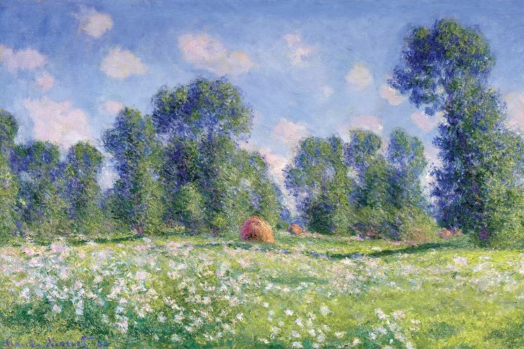 Effect of Spring, Giverny, 1890  by Claude Monet wall art