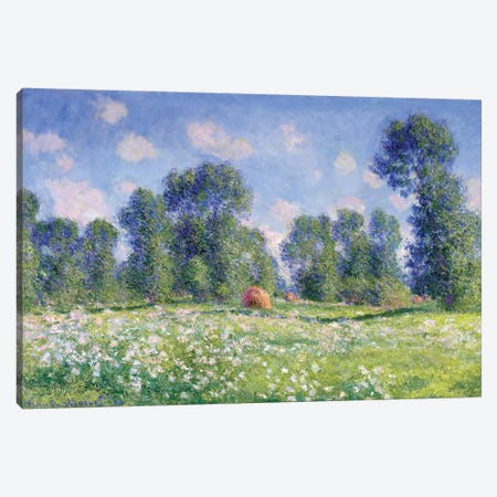 Effect of Spring, Giverny, 1890  Canvas Print #BMN2813} by Claude Monet Canvas Art Print