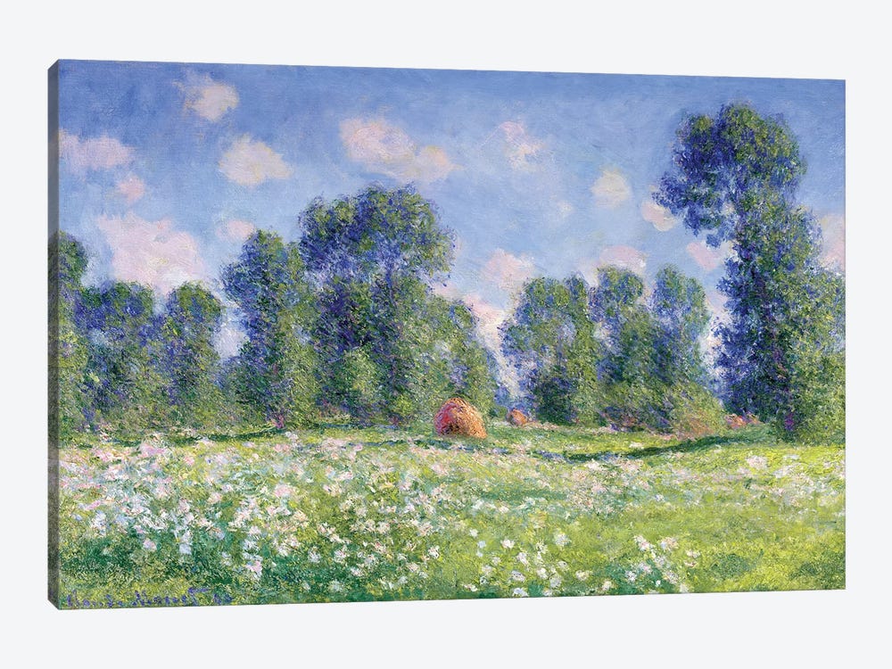 Effect of Spring, Giverny, 1890  by Claude Monet 1-piece Canvas Artwork