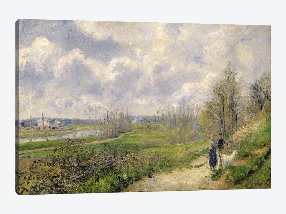La Sente du Chou, near Pontoise, 1878  by Camille Pissarro 1-piece Art Print