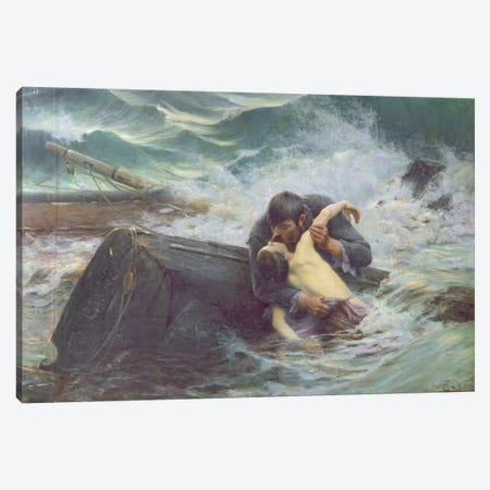 Adieu, 1892  Canvas Print #BMN2819} by Alfred Guillou Art Print