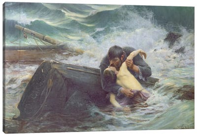 Adieu, 1892  Canvas Art Print