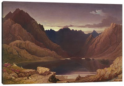Loch Coruisk, Isle of Skye - Dawn, c.1826-32  Canvas Art Print