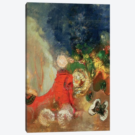 The Red Sphinx, c.1912  Canvas Print #BMN2829} by Odilon Redon Canvas Artwork