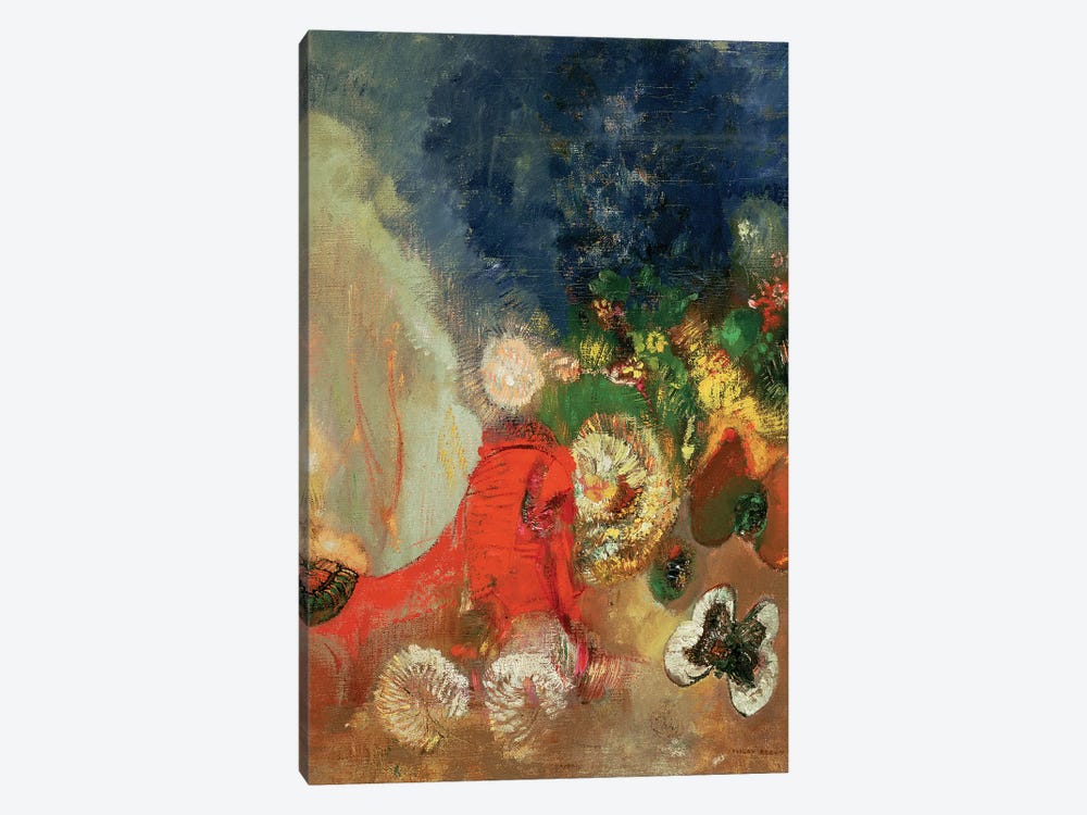 The Red Sphinx, c.1912  by Odilon Redon 1-piece Canvas Print