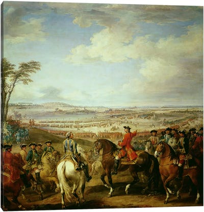 The Battle of Lawfeld, 2nd July 1747  Canvas Art Print