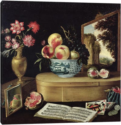 The Five Senses, 1638  Canvas Art Print