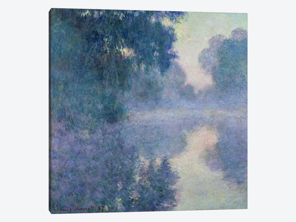 Branch of the Seine near Giverny, 1897  by Claude Monet 1-piece Canvas Artwork