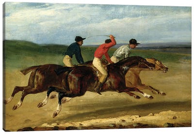 The Horse Race  Canvas Art Print
