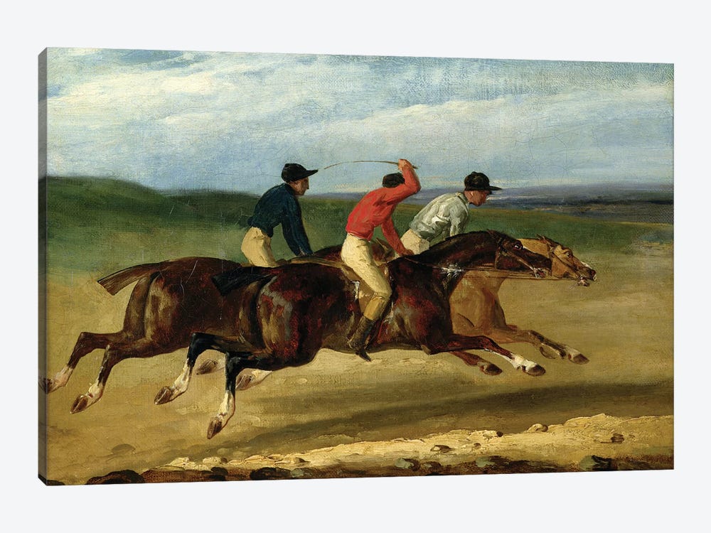 The Horse Race  by Theodore Gericault 1-piece Art Print