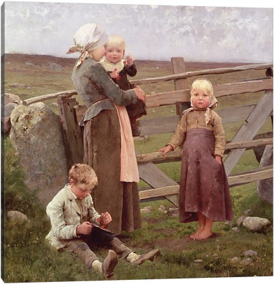 The Dalby Gate, Skane, 1884  Canvas Art Print