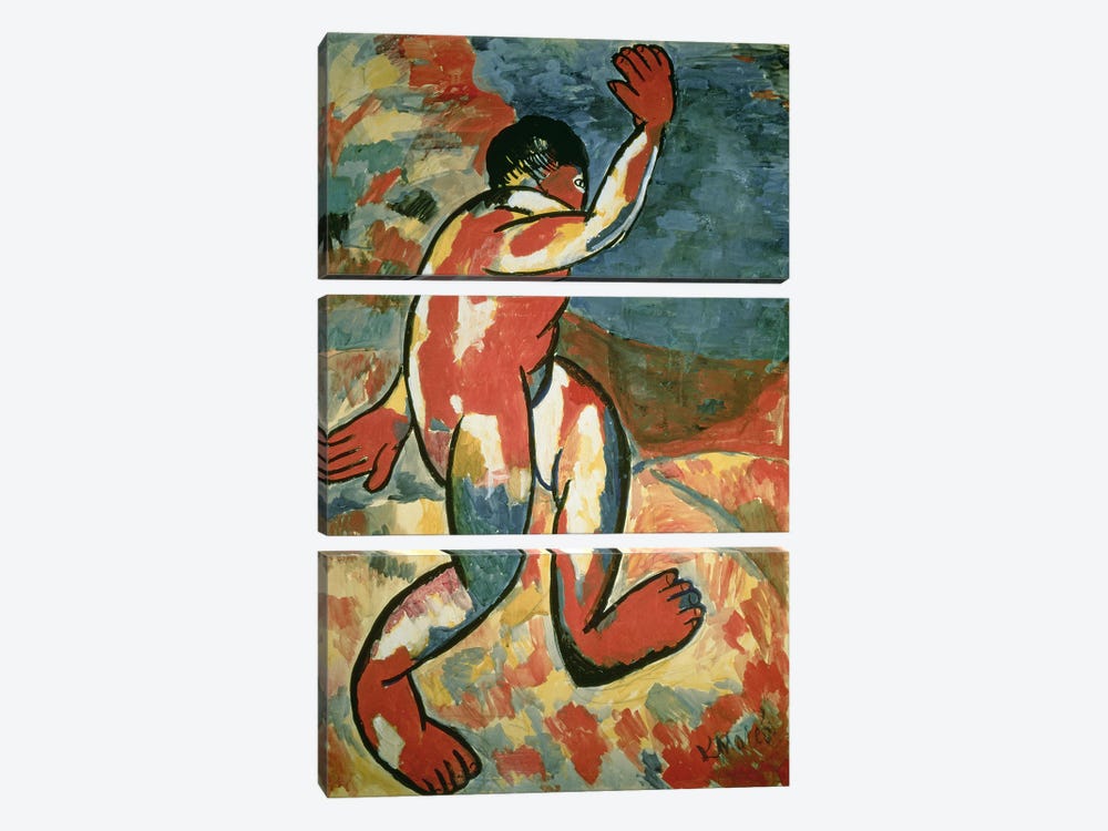 A Bather, 1911  by Kazimir Severinovich Malevich 3-piece Canvas Art