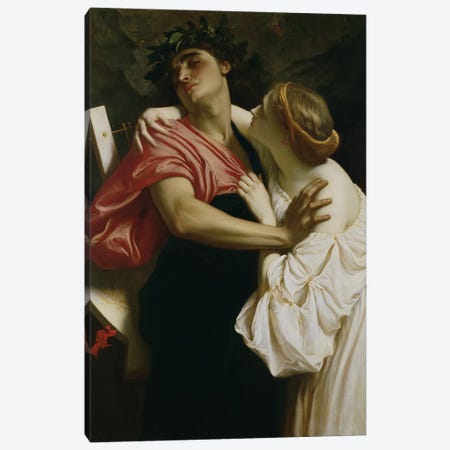Orpheus and Euridyce  Canvas Print #BMN2867} by Frederic Leighton Canvas Art Print