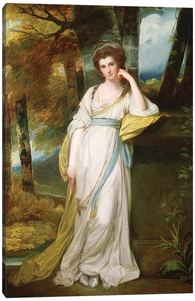 Portrait of Mrs. Henry Maxwell  Canvas Art Print