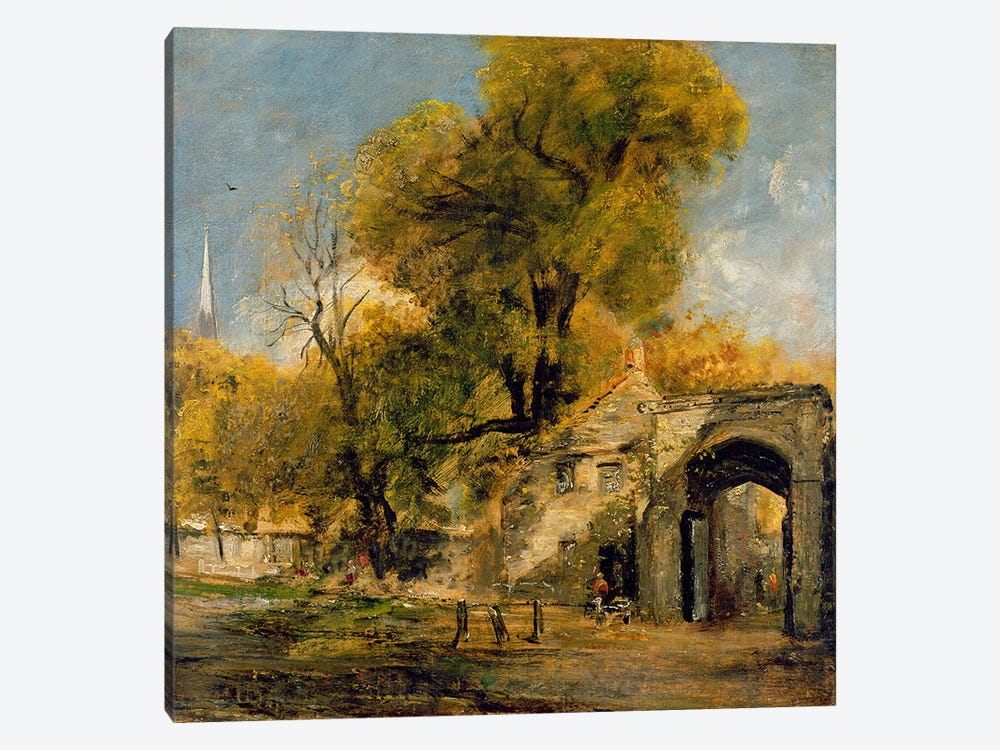 Harnham Gate, Salisbury, c.1820-21  by John Constable 1-piece Canvas Art