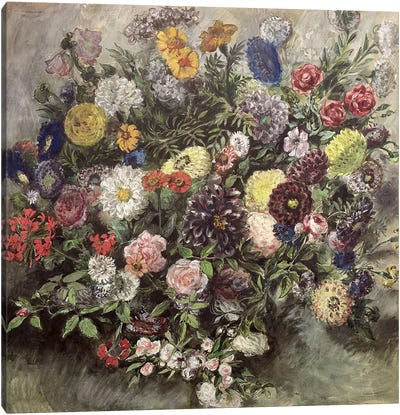Bouquet of Flowers  Canvas Art Print