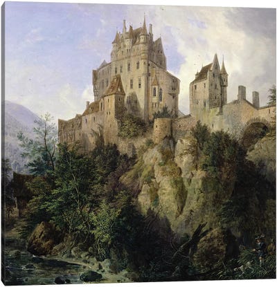 Eltz Castle  Canvas Art Print - Cliff Art