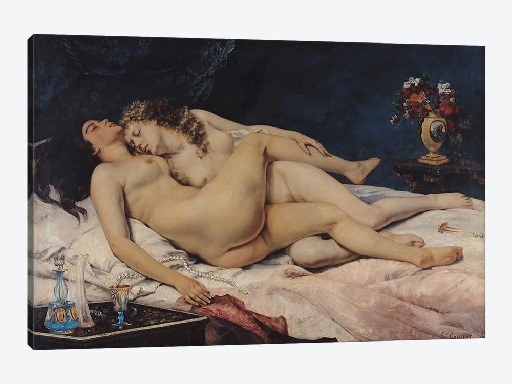 Le Sommeil, 1866  by Gustave Courbet 1-piece Art Print