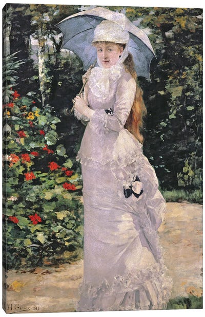 Madame Valtesse de la Bigne, 1889  Canvas Art Print