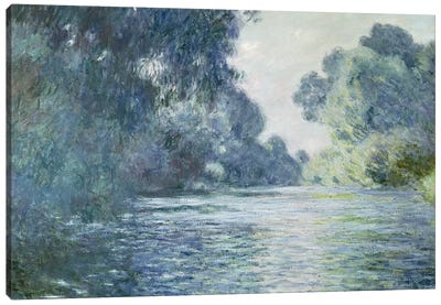 Branch of the Seine near Giverny, 1897  Canvas Art Print - Impressionism Art