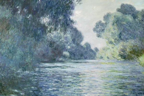 Claude Monet: Branch Of The Seine Near Giverny Landscape by Claude Monet