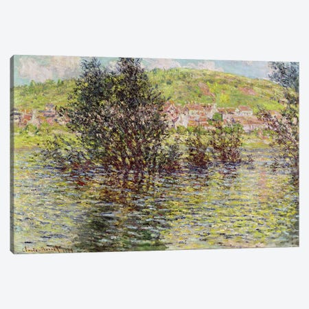 Vetheuil, View from Lavacourt, 1879  Canvas Print #BMN2950} by Claude Monet Canvas Art