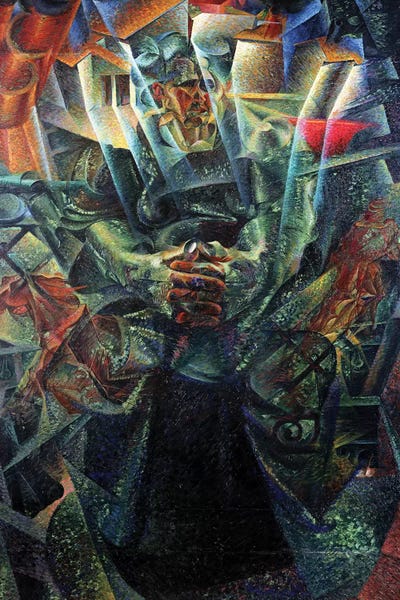 Modernism: Materia, 1912  by Umberto Boccioni