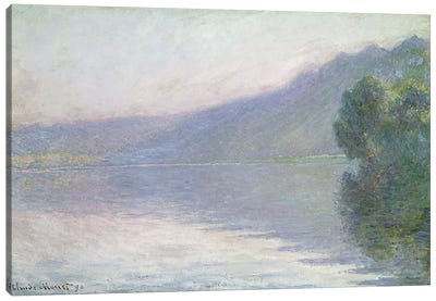 The Seine at Port-Villez, 1894  Canvas Art Print - Claude Monet