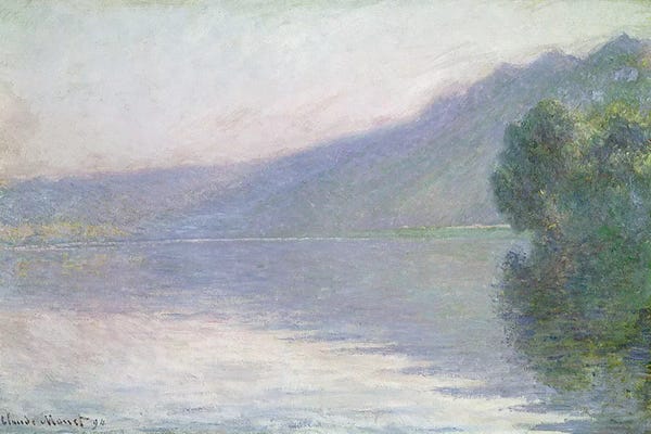 Claude Monet: The Seine at Port-Villez, 1894  by Claude Monet