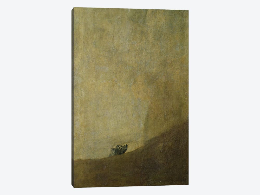The Dog, 1820-23  by Francisco Goya 1-piece Canvas Art