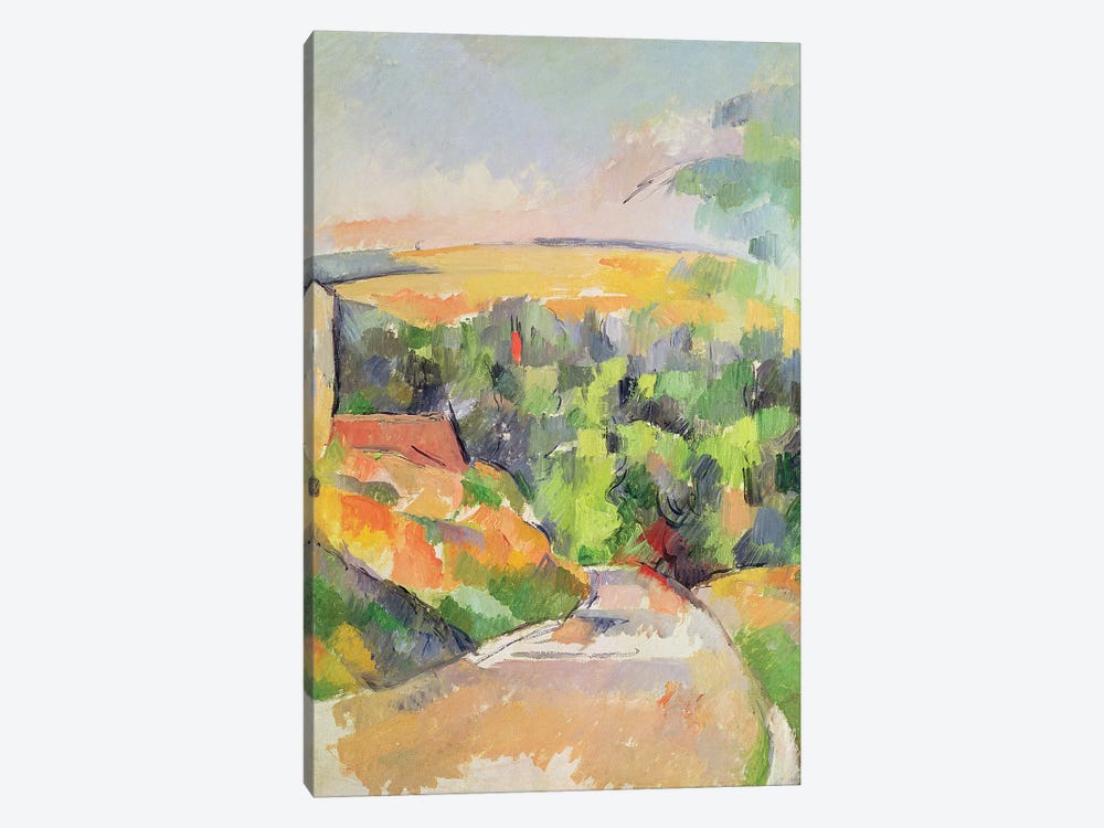 The Bend in the road, 1900-06  by Paul Cezanne 1-piece Art Print